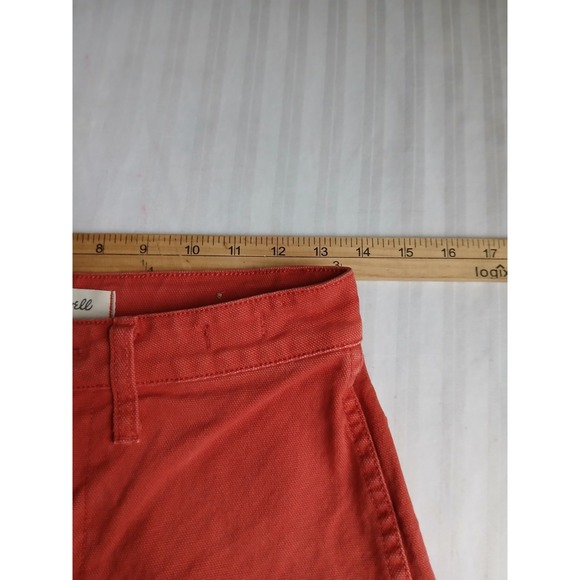 Madewell Pants 27 Slim Emmett Wide Leg Crop Cotton Stretch Boho High Rise - Picture 6 of 12